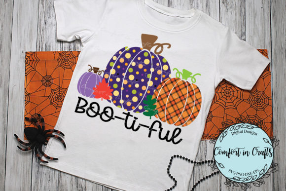 Boo-ti-ful Pumpkins Sublimation Graphics for Crafts