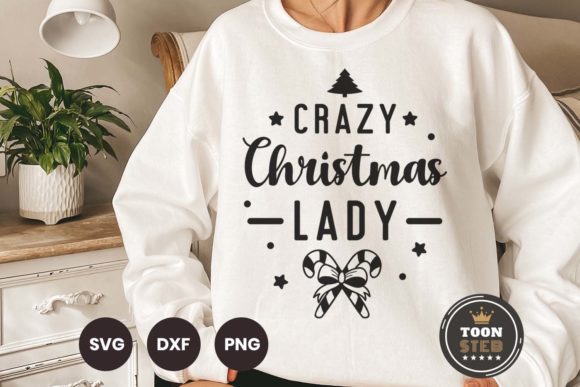 Crazy Christmas Lady Svg V2 Review