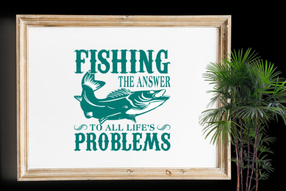 Fishing the Answer to All Life's Problem Graphics