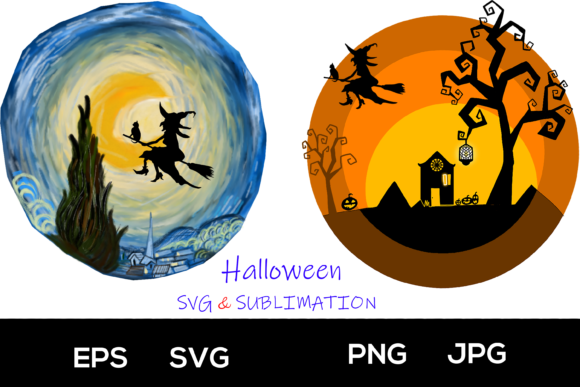 Halloween Sublimation Bundle for Crafts and Graphics