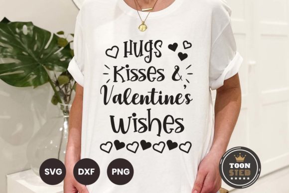 Hugs Kisses Valentine's Wishes SVG V1 Review