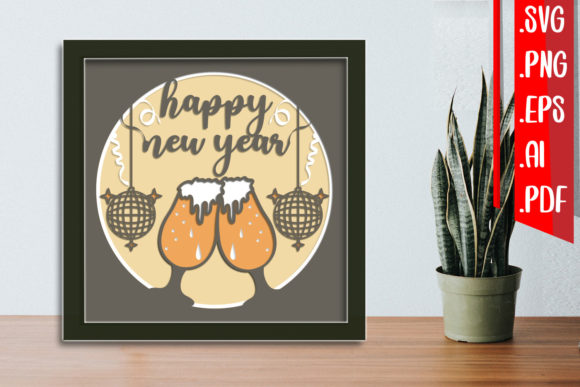 Layered New Year Papercut SVG Review for Embroidery