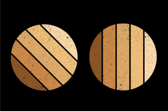 Retro Vintage Sunset Graphics for Print Templates