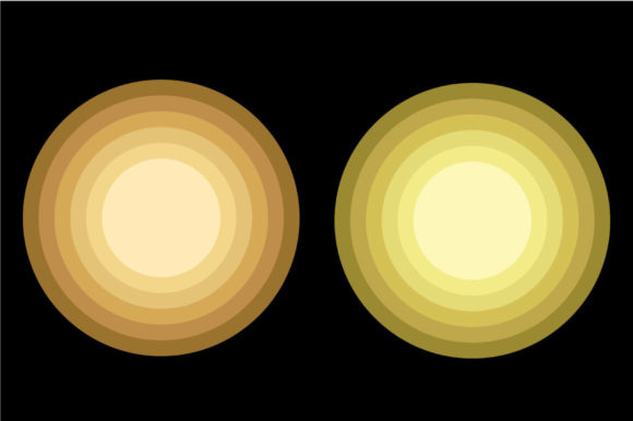Retro Vintage Sunset Procreate, Rainbow Graphics for Print Templates