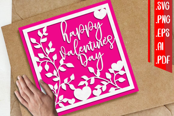 Valentine Cards 6 Svg Eps Ai Png Pdf for Crafts and Graphics