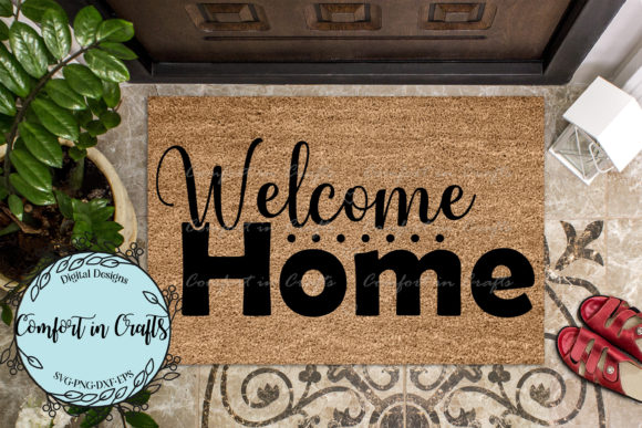 Welcome Home SVG: A Crafts-Driven Graphic Design Asset